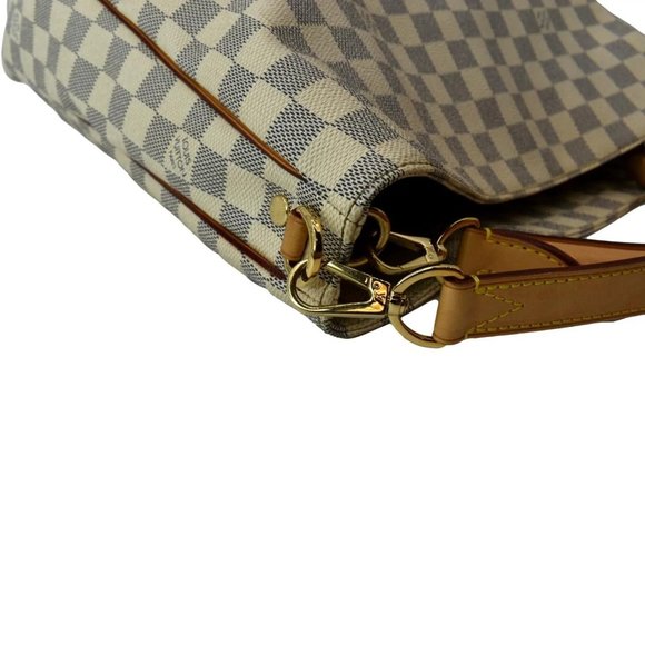 LOUIS VUITTON  Soffi Damier Azur Satchel Shoulder Bag - Picture 4 of 12